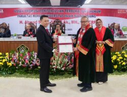 Diuji Profesor Dari Empat Negara Ahmad Salim Raih Gelar Doktor Ilmu Hukum Unissula