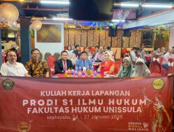 Mahasiswa Hukum Unissula Gali Potensi Carbon Trading dan Hukum Lingkungan di Malaysia