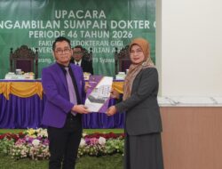 Langkah Awal Pengabdian: 25 Dokter Gigi FKG Unissula Resmi Disumpah