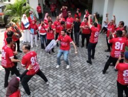 Para Mahasiswa Internasional Dari Malaysia, Mesir, dan Yordania Meriahkan Peringatan HUT ke 81 di FH Unissula